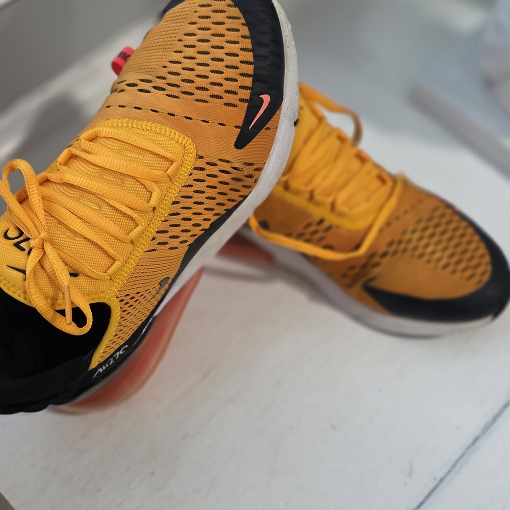 Nike Air Max Orange Black Running Sneakers